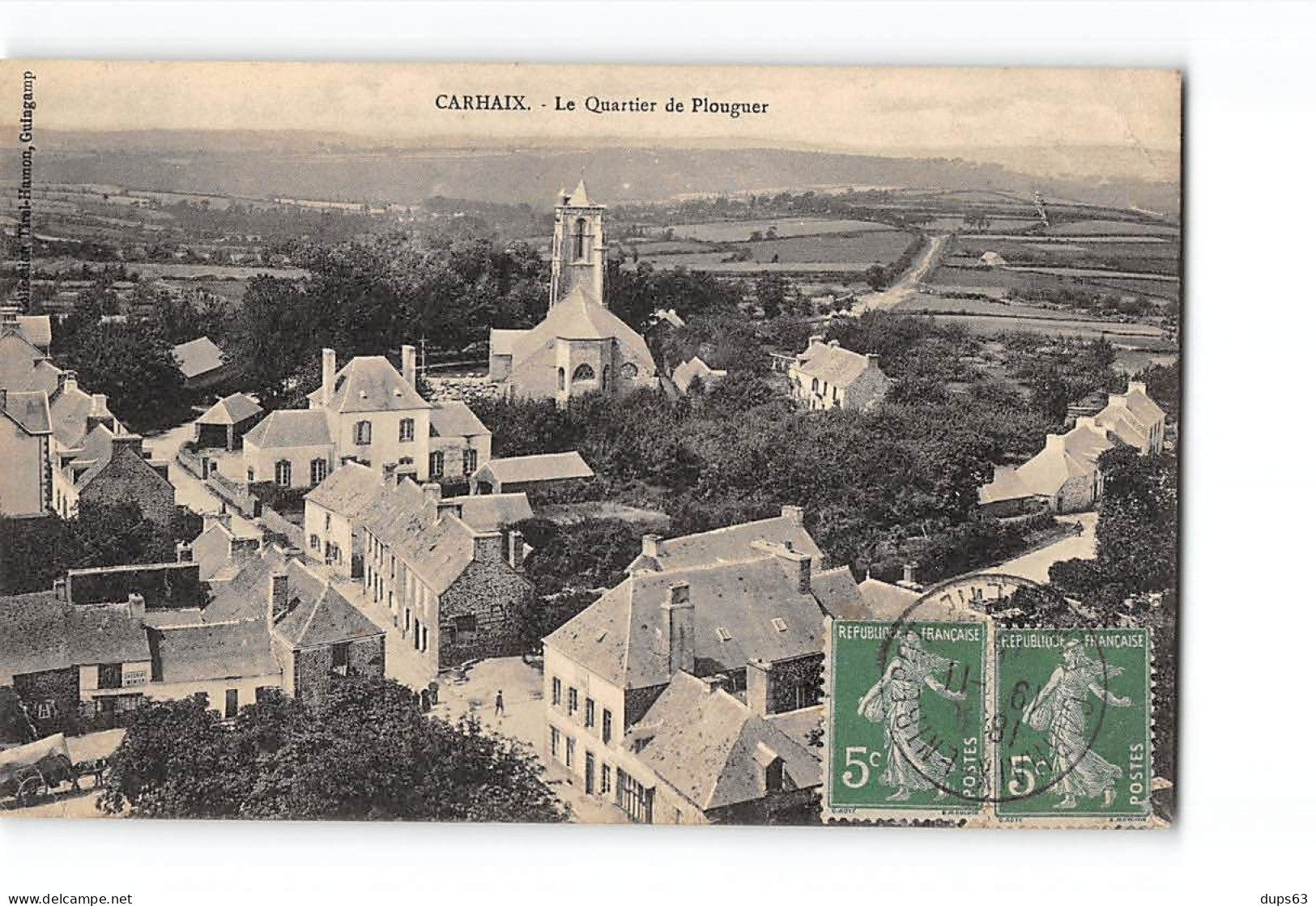 CARHAIX - Le Quartier De Plouguer - état - Carhaix-Plouguer