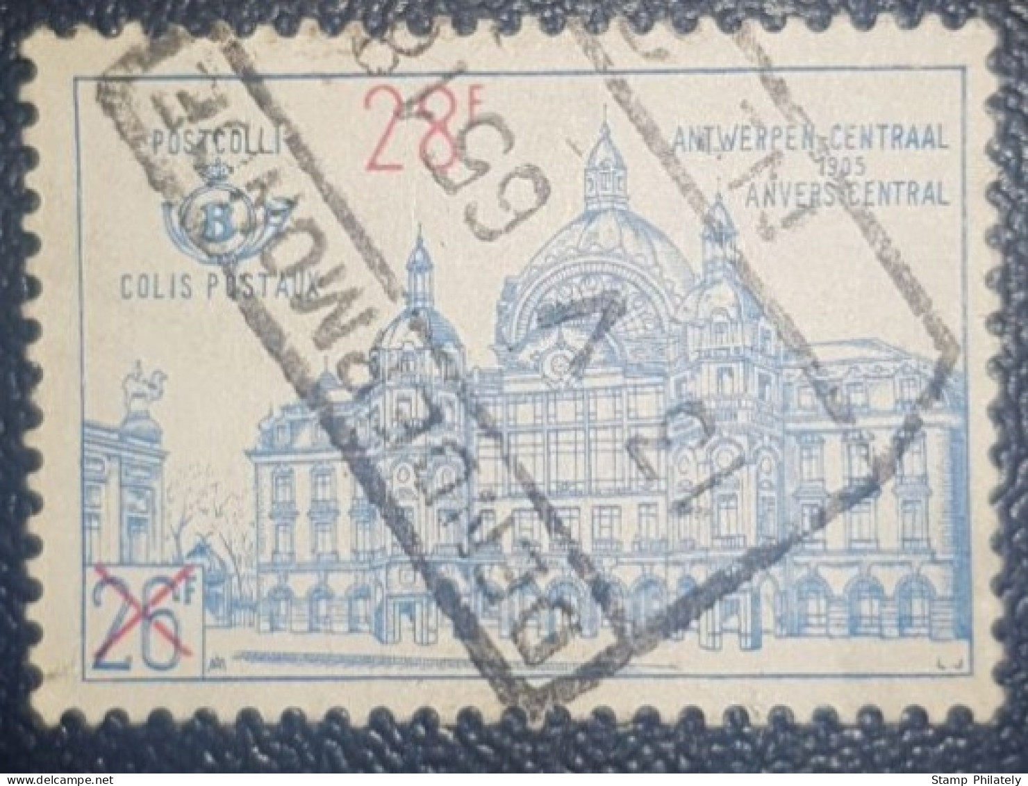 Belgium Railway Stamp Dendermonde Cancel - Andere & Zonder Classificatie