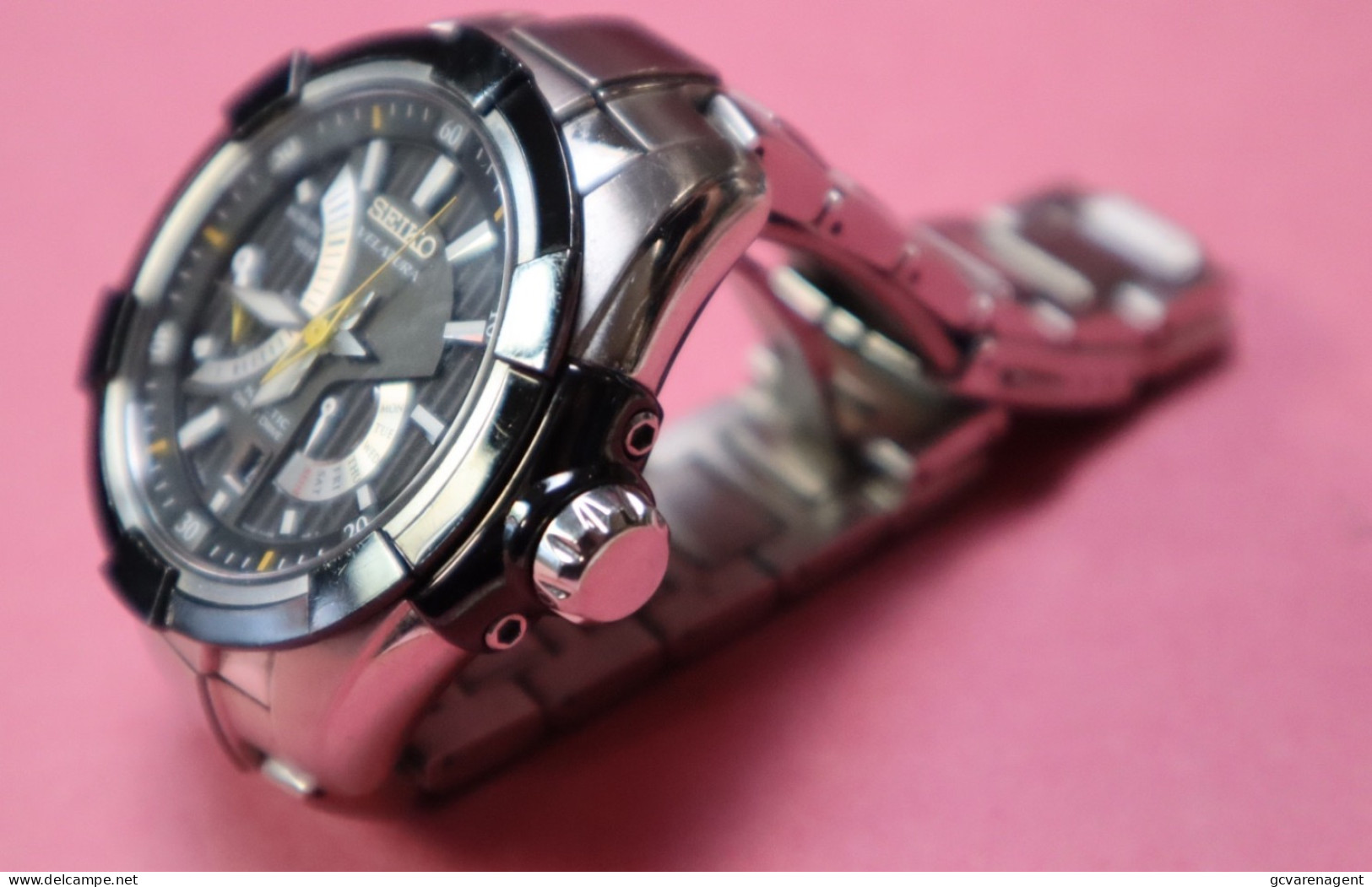 SEIKO VELATURA KINETIC DIRECT DRIVE  AUTOMAAT  PRACHTSTAAT            ZIE AFBEELDINGEN - Horloge: Modern