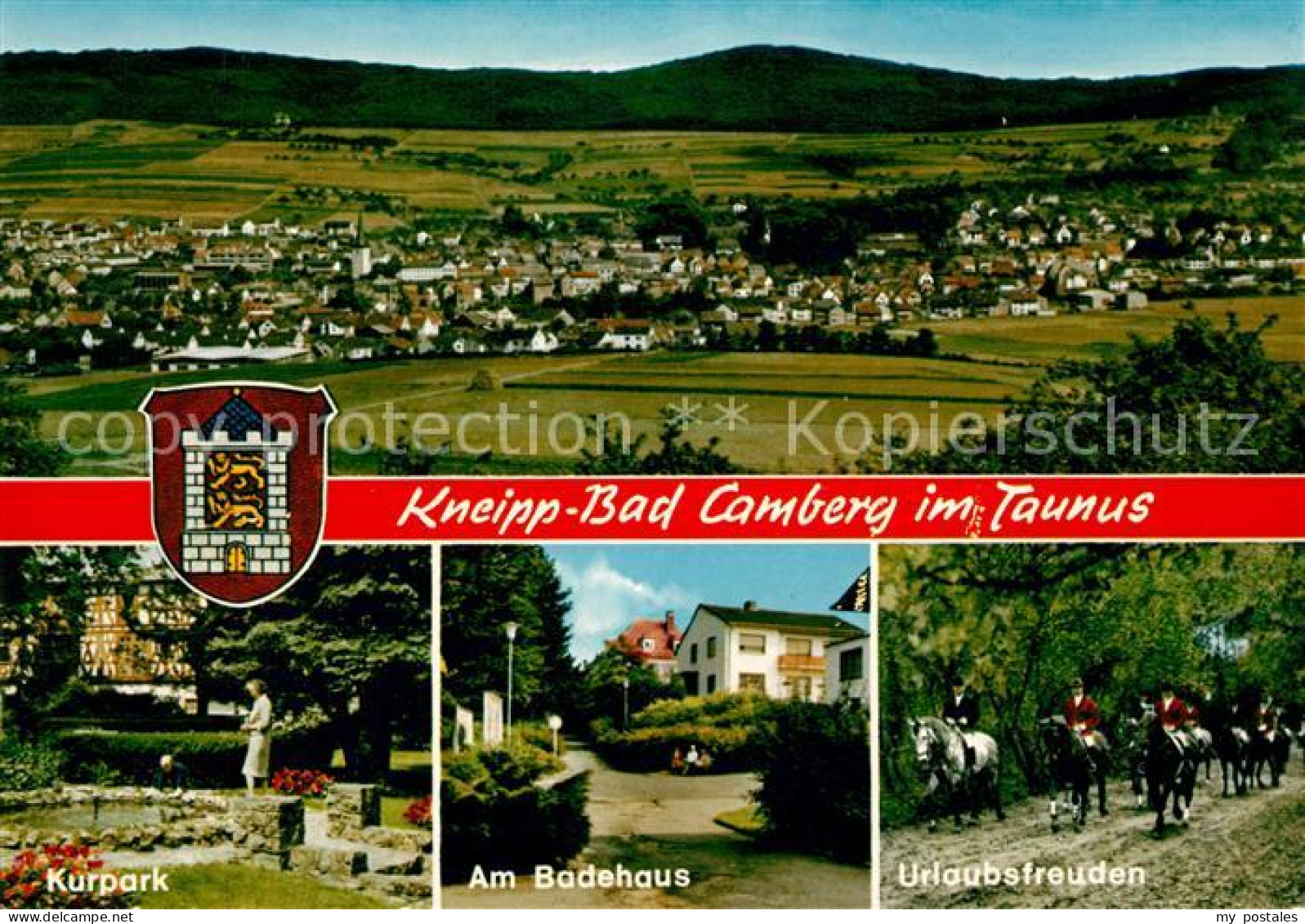 73201637 Bad Camberg Panorama Kurpark Badehaus Ausritt Bad Camberg - Bad Camberg