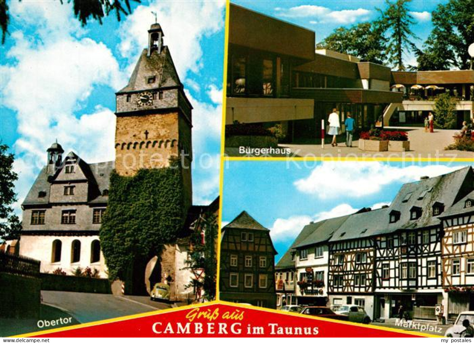 73201636 Camberg Bad Obertor Marktplatz Buergerhaus Camberg Bad - Bad Camberg