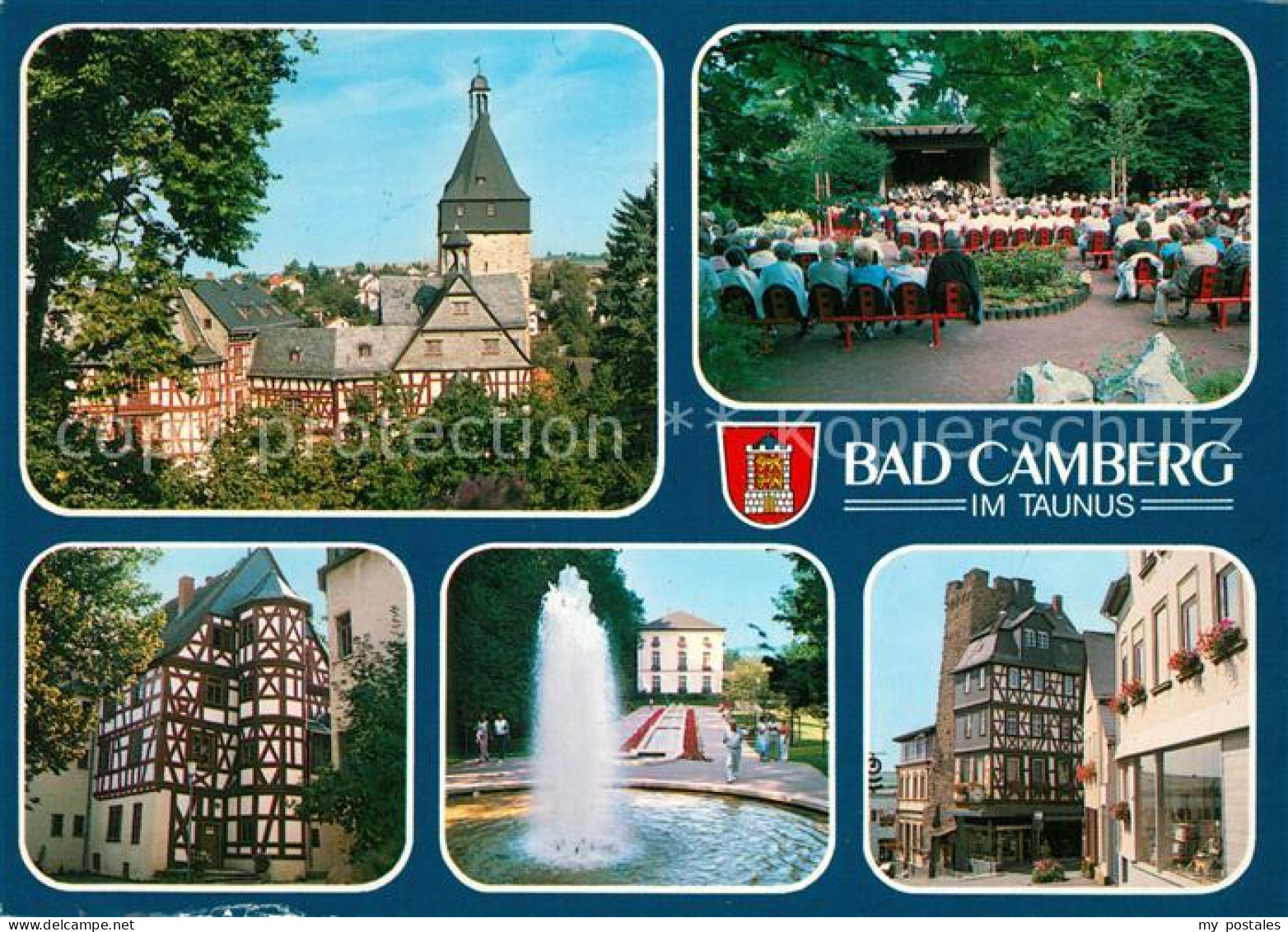 73201624 Bad Camberg Amtshof Obertorturm Kurkonzert Amthof Wasserspiele Kurpark  - Bad Camberg