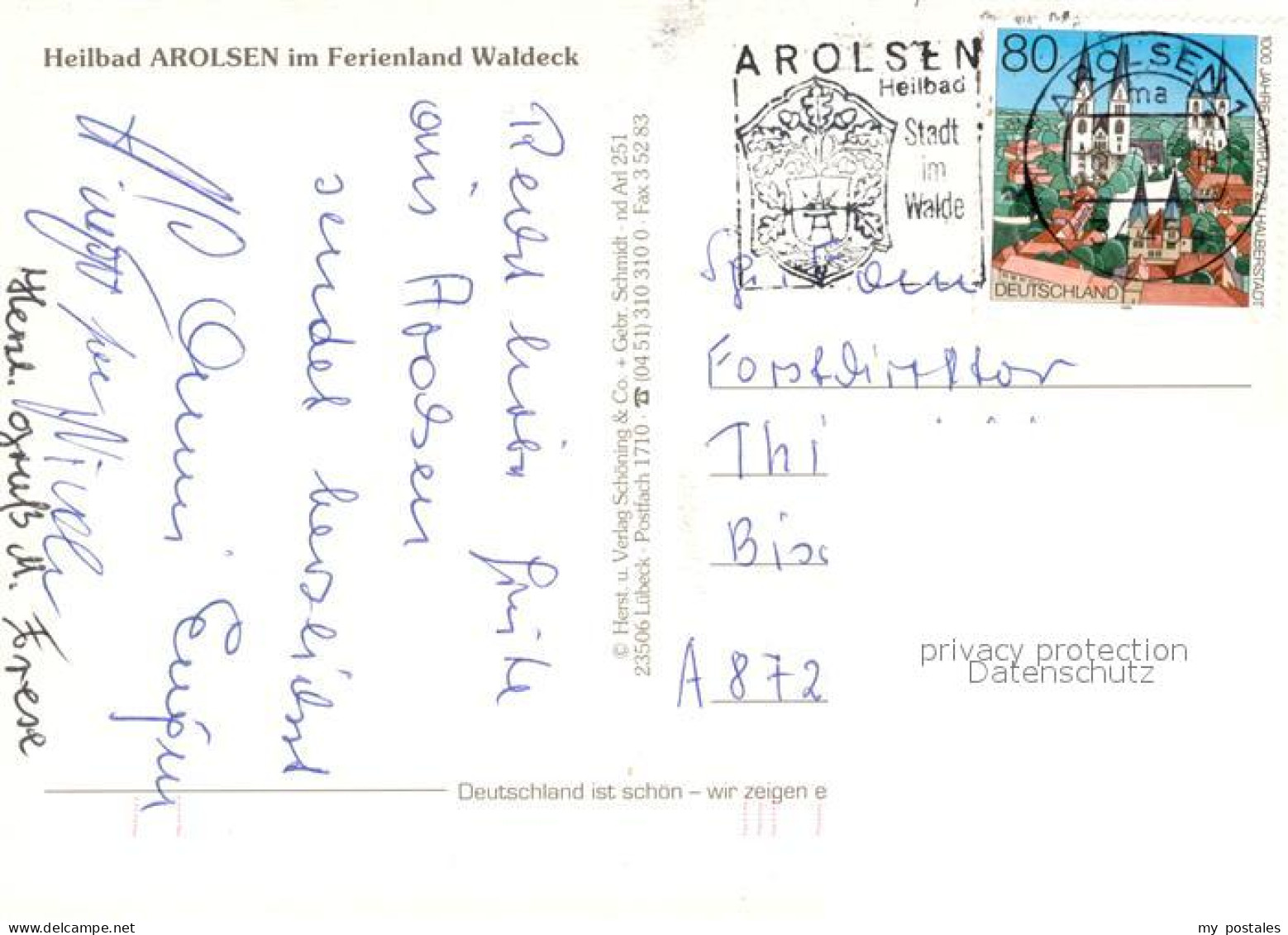 73201615 Arolsen Bad Ferienland Waldeck Panoramen Arolsen Bad - Bad Arolsen