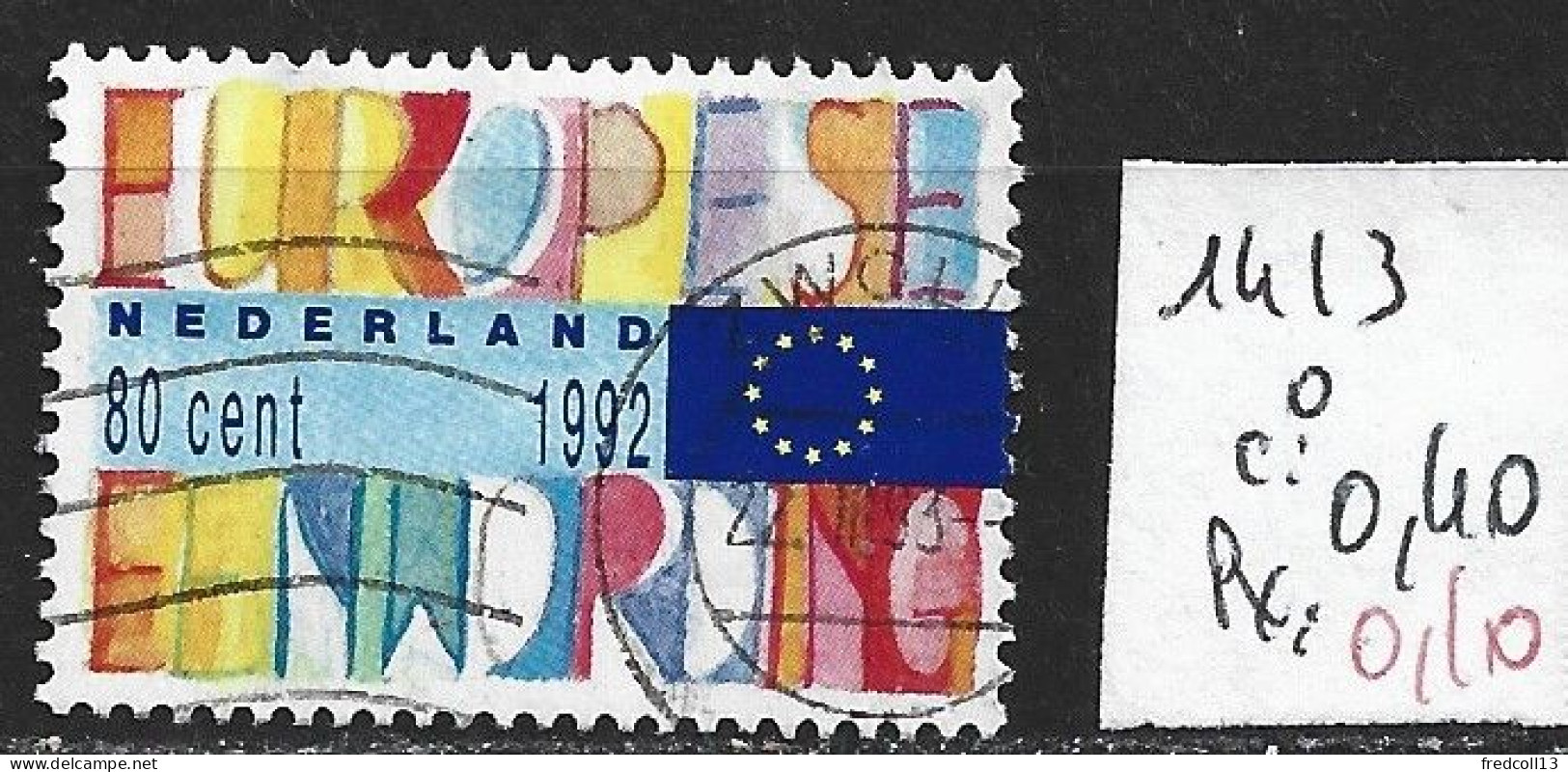 PAYS-BAS 1413 Oblitéré Côte 0.40 € - Used Stamps