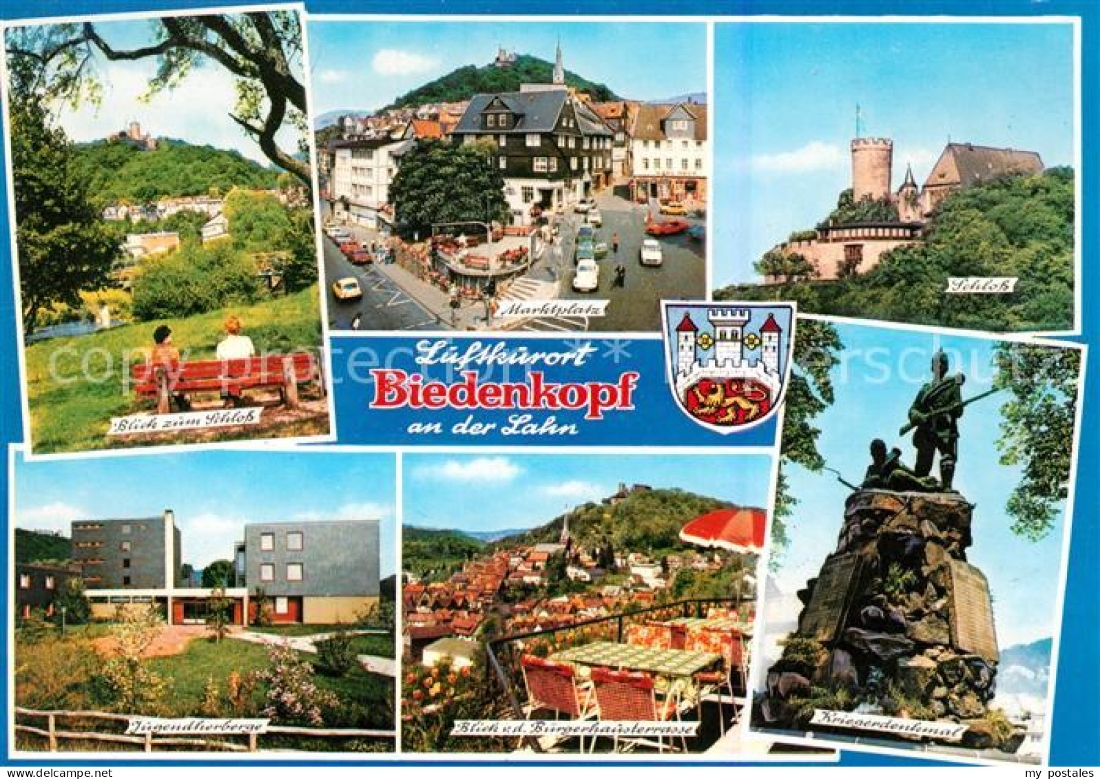 73201566 Biedenkopf Marktplatz Schloss Kriegerdenkmal Biedenkopf - Biedenkopf