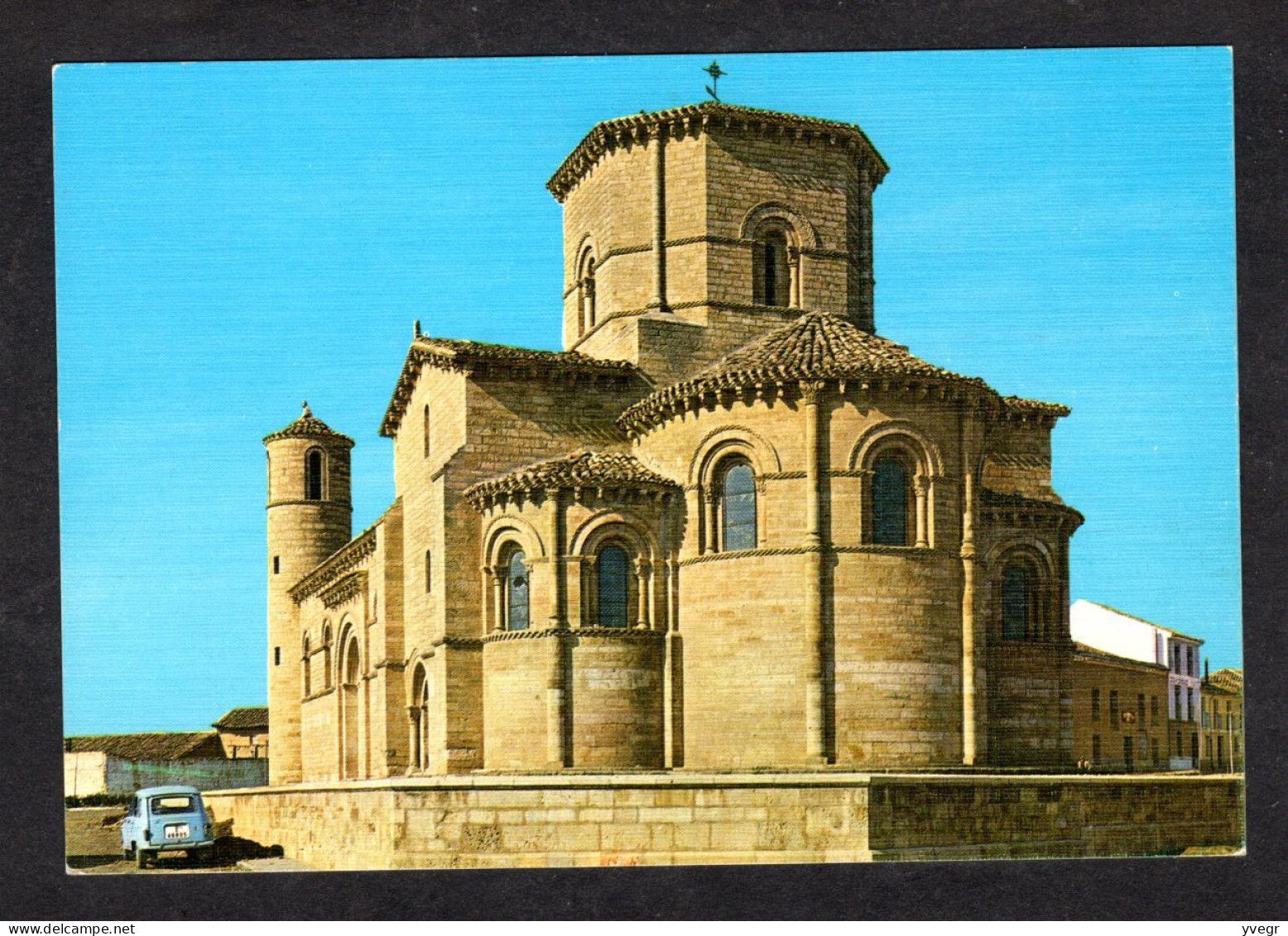 Espagne - N°2 - FROMISTA (Palencia) Ruta Jacobea Iglesia Romanica De San Martin - Voiture Renault 4L - Altri & Non Classificati
