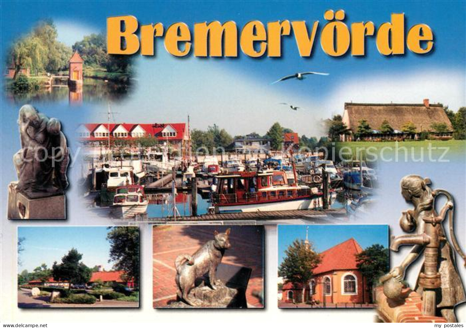 73201535 Bremervoerde Hafen Denkmaeler  Bremervoerde - Bremervörde