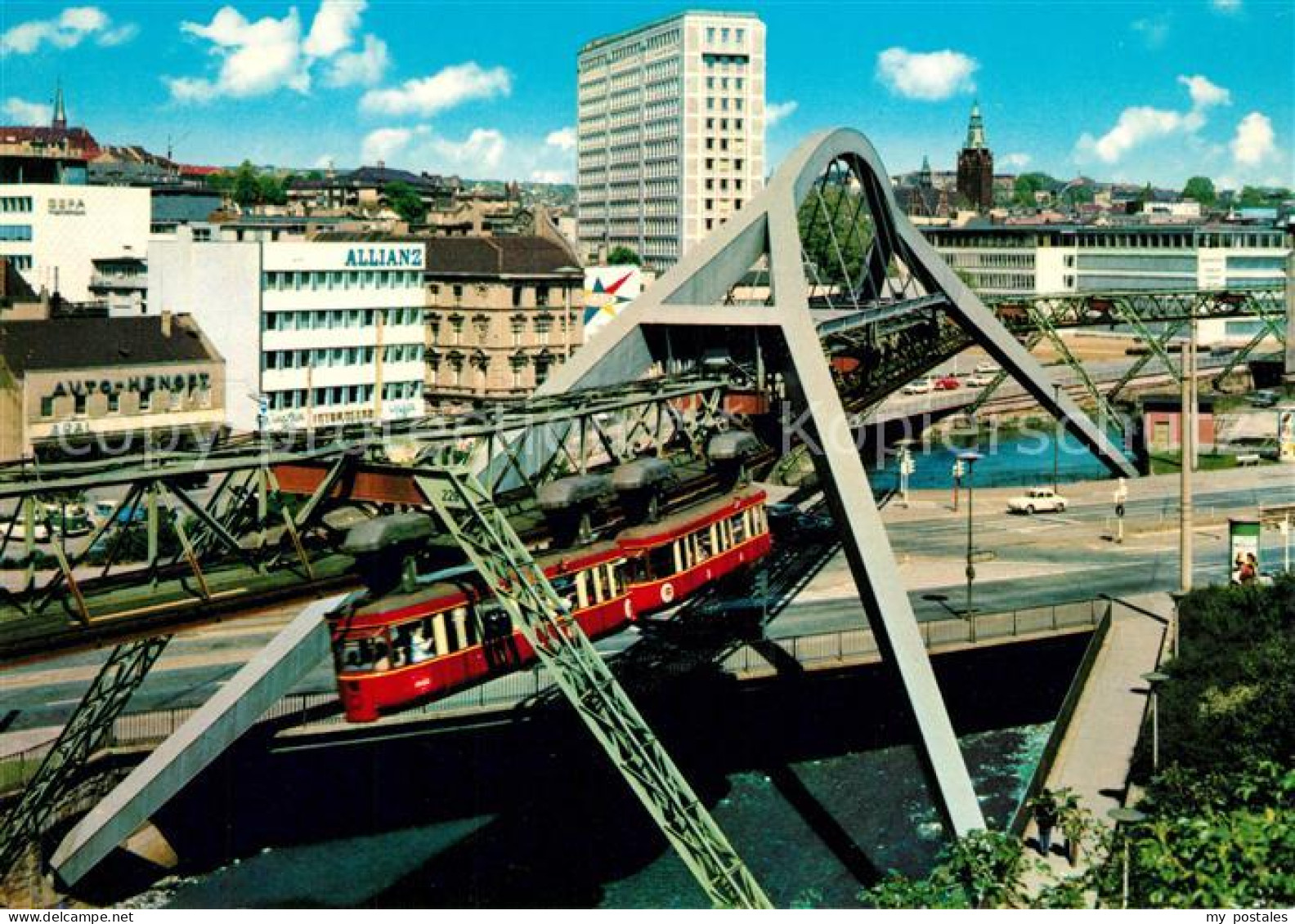 73201429 Wuppertal Schwebebahn Wupper Wuppertal - Wuppertal