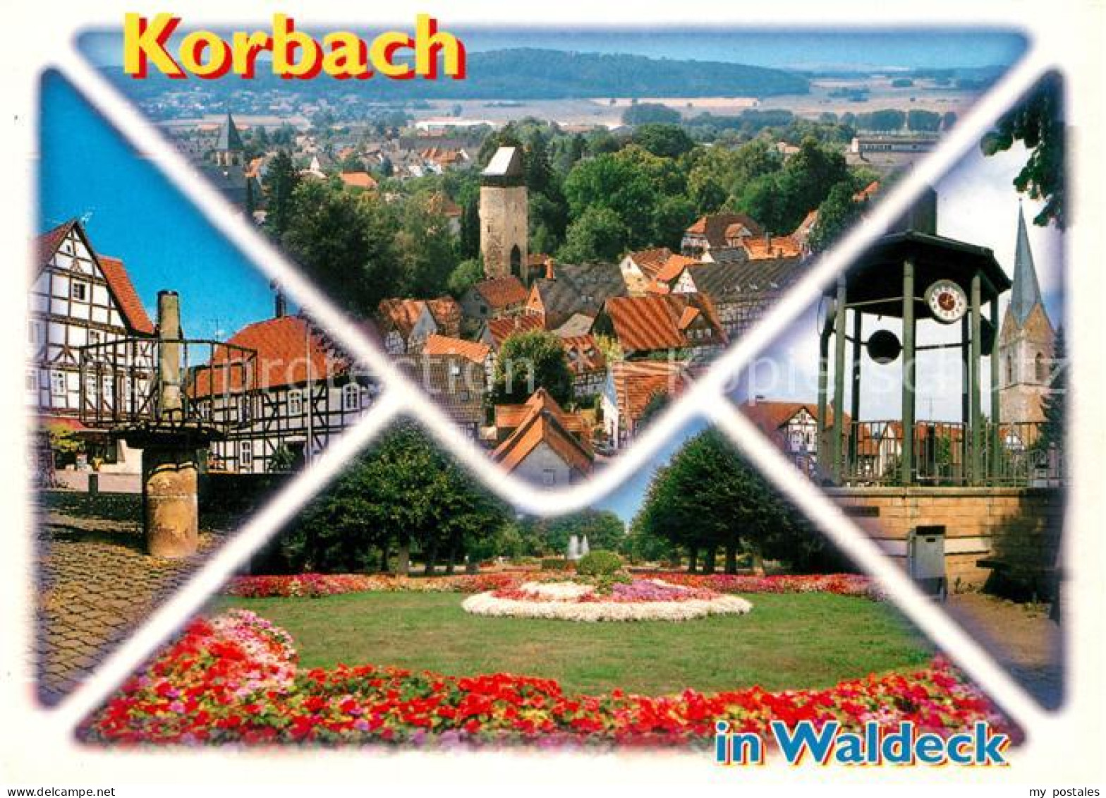 73201367 Korbach Park Fachwerkhaeuser Korbach - Korbach