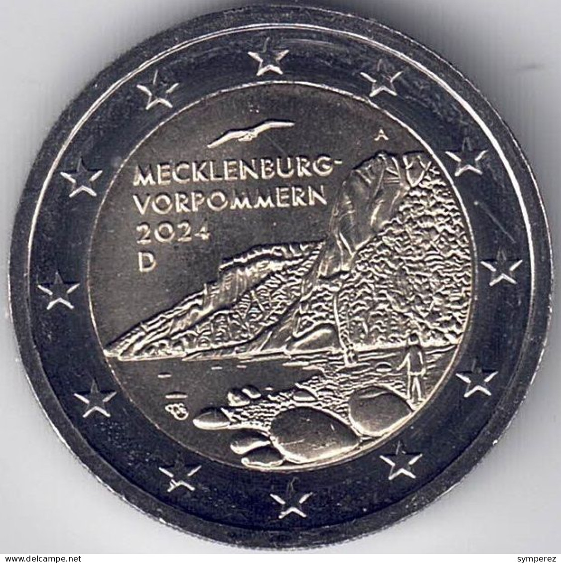 MONEDA 2 EUROS ALEMANIA 2024-POMERANIA- - Collections