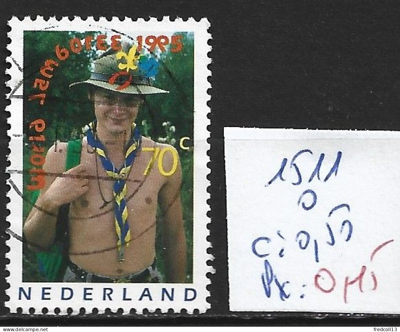 PAYS-BAS 1511 Oblitéré Côte 0.50 € - Used Stamps