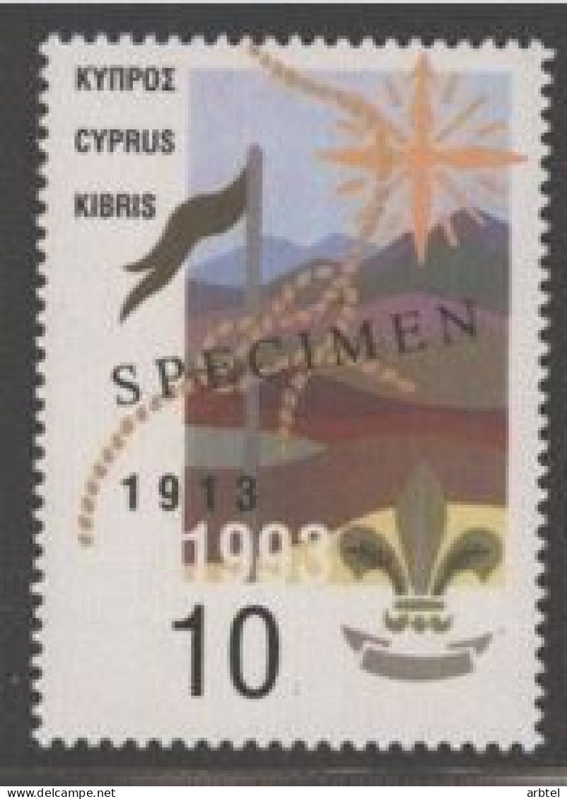 CHIPRE CYPRUS SELLO MUESTRA SPECIMEN SCOUT - Other & Unclassified