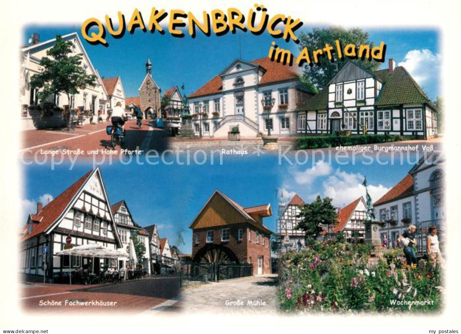 73201289 Quakenbrueck Rathaus Fachwerk Muehle Marktplatz Quakenbrueck - Quakenbrueck