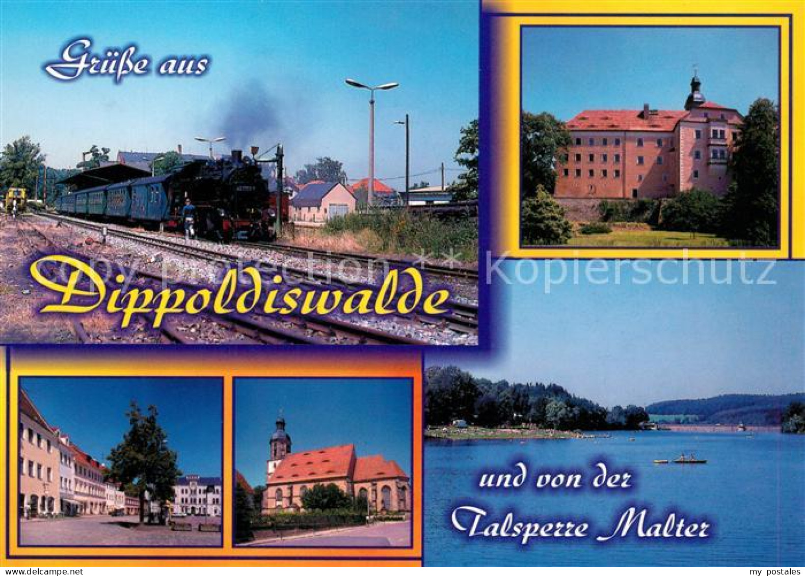 73200870 Dippoldiswalde Osterzgebirge Dampfeisenbahn Schloss Talsperre Malter St - Dippoldiswalde