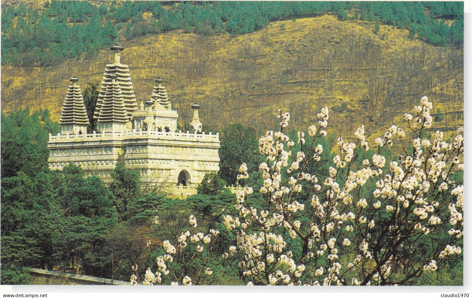 CHINA  - CINA - CARTOLINA POSTALI - BIYUNSI TEMPLE IN THE FRAGRANT HILLS - 1999 - Postales