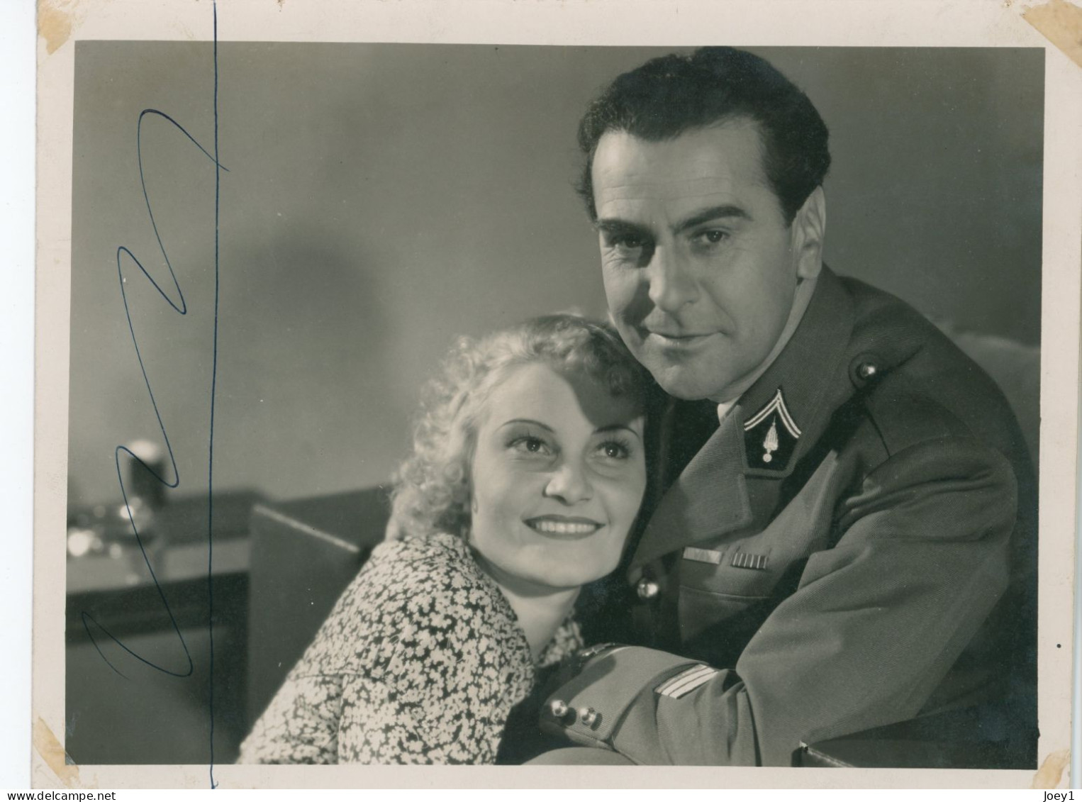 Photo Janine Crispin Et Jean Murat Dans Le Film 2ème Bureau De Pierre Billon En 1935 - Beroemde Personen