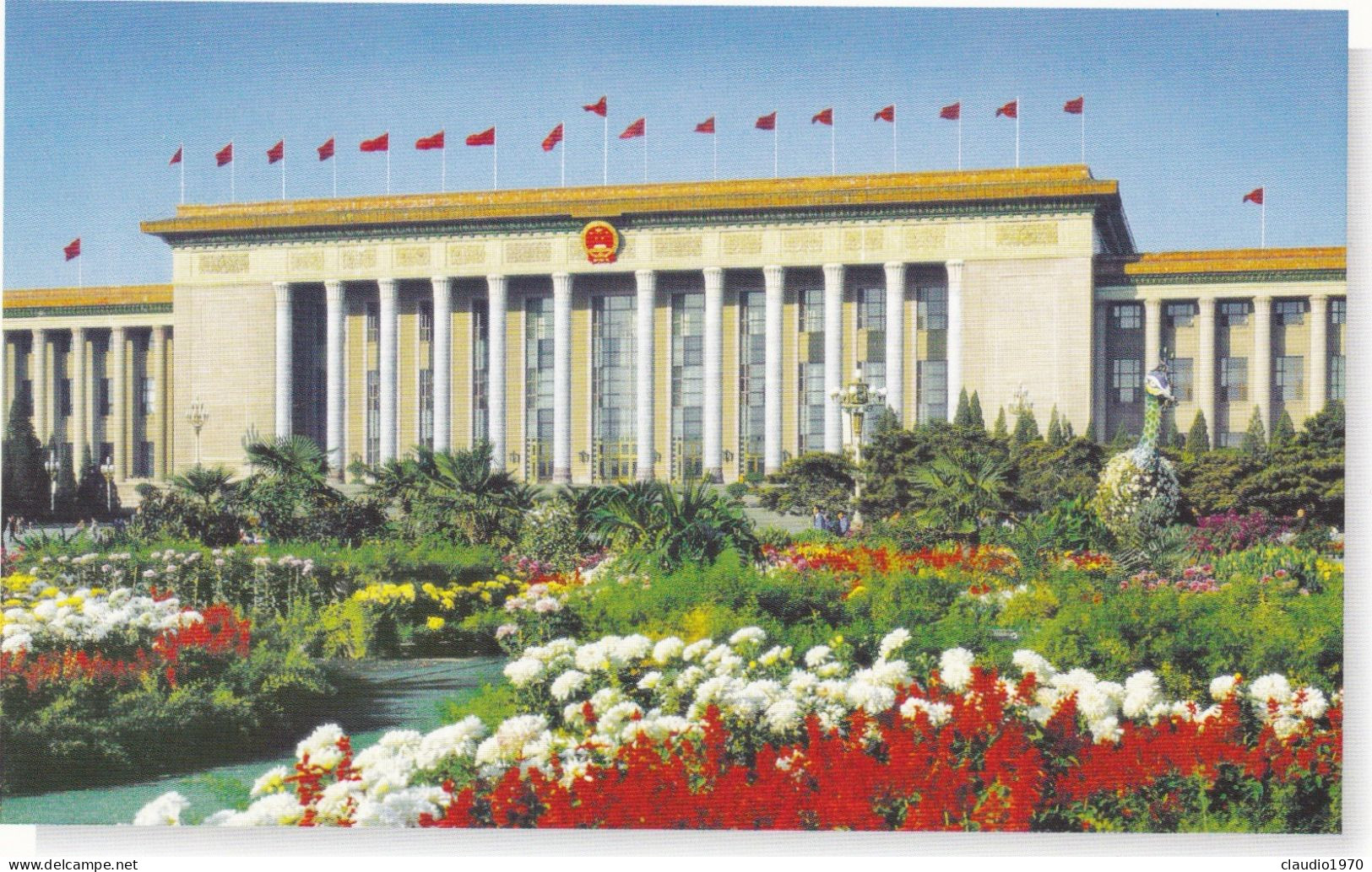 CHINA  - CINA - CARTOLINA POSTALI - THE GREAT HALL OF THE PEOPLE - 1999 - Cartes Postales