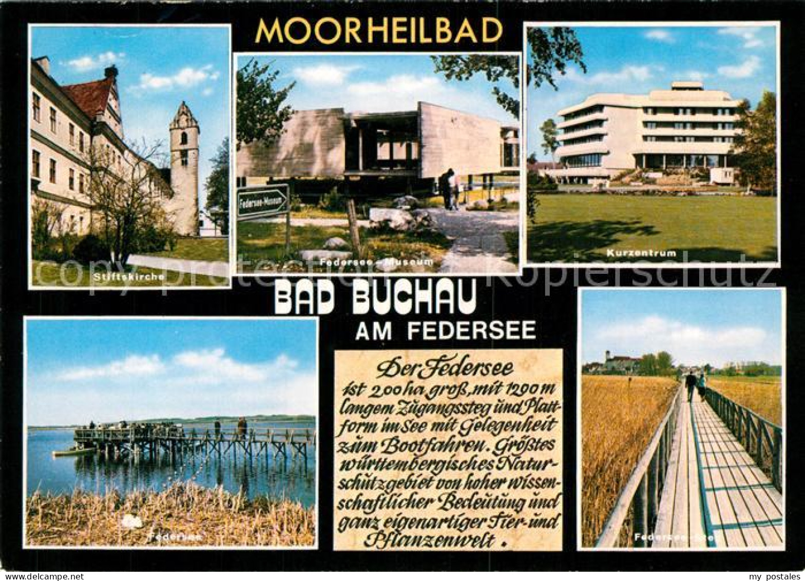 73200742 Bad Buchau Federsee Stiftskirche Kurzentrum Federsee-Museum Bad Buchau  - Bad Buchau