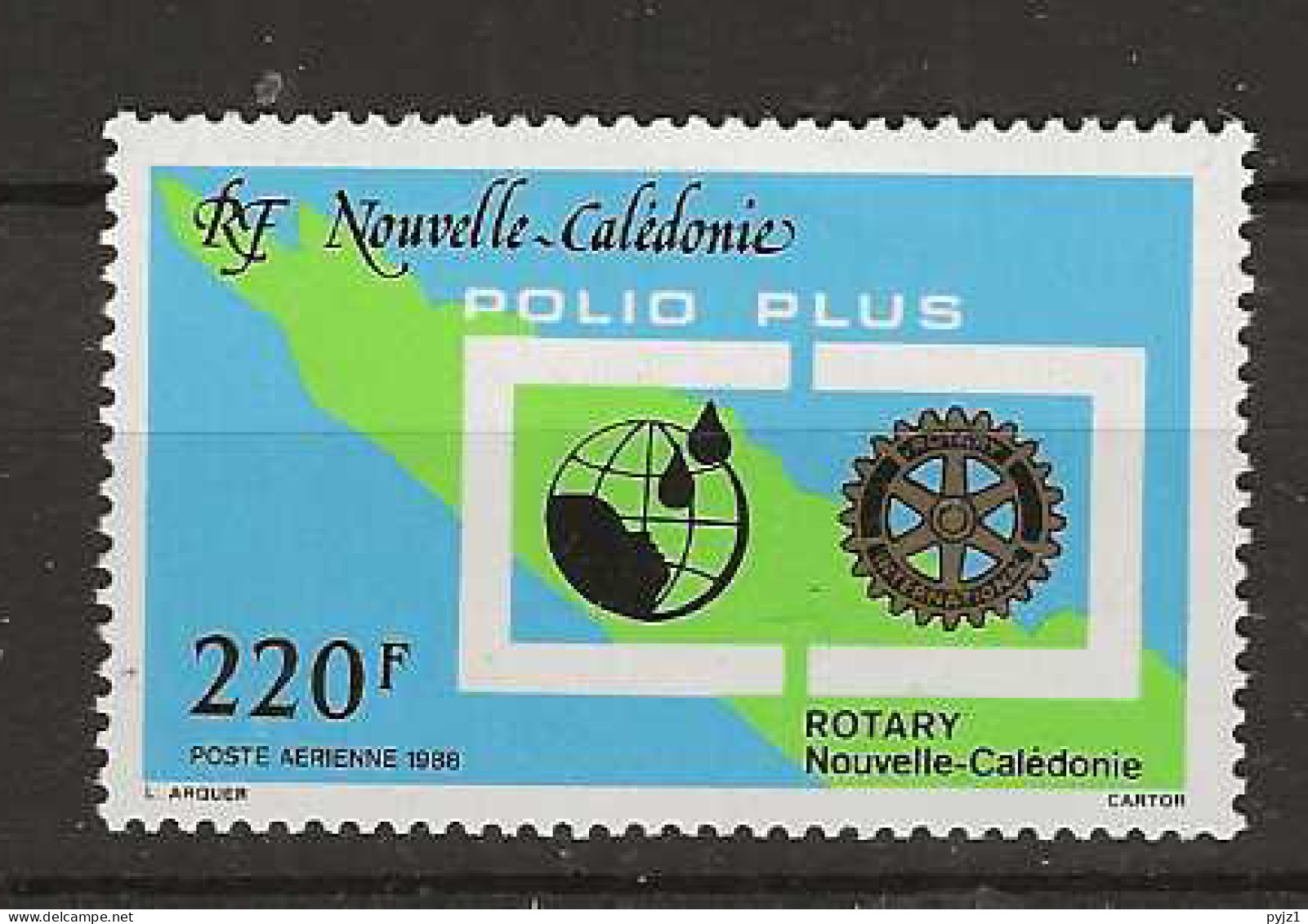 1988 MNH Nouvelle Caledonie Mi 837 Postfris** - Nuovi