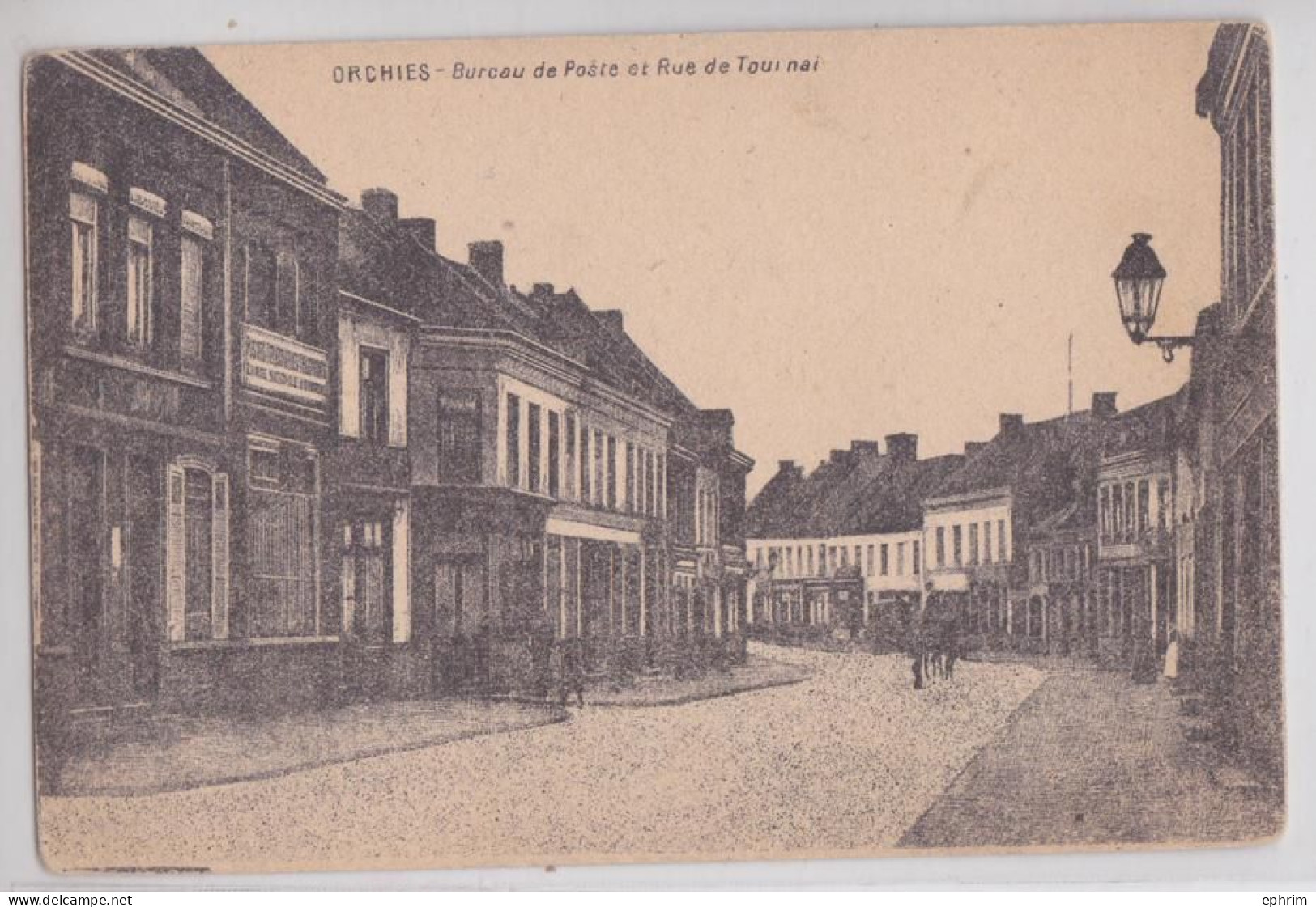 Orchies Nord Bureau De Poste Et Rue De Tournai - Orchies