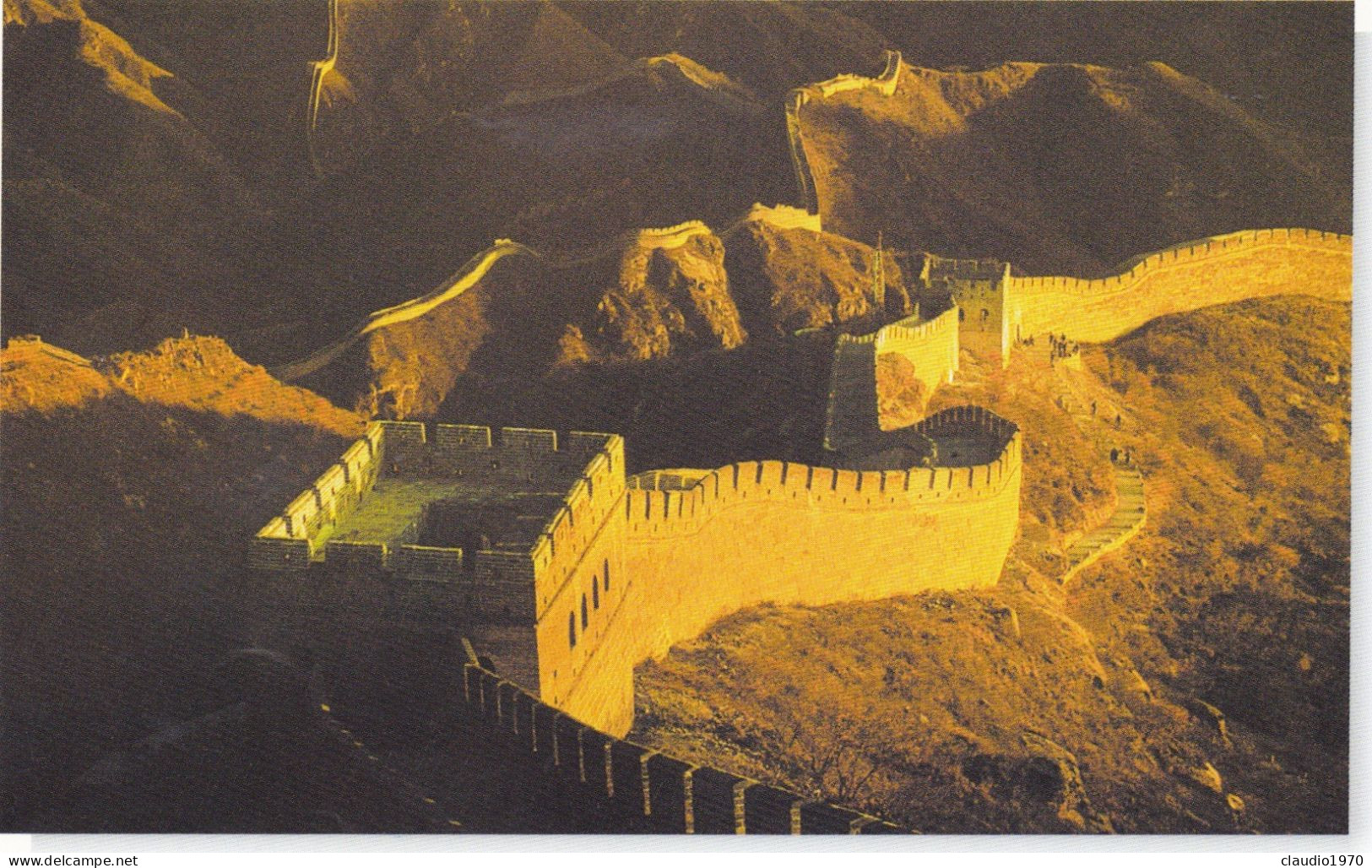 CHINA  - CINA - CARTOLINA POSTALI - THE GRAT WALL BADALING SECTION - 1999 - Postales