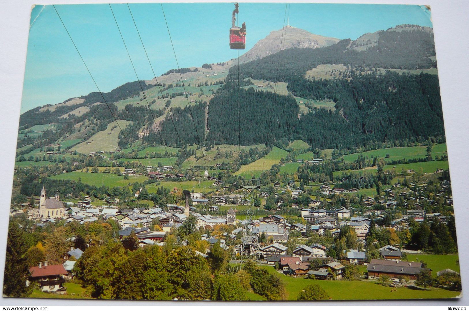 Kitzbühel Tirol, Hahnenkammbahn Gegen Kitzbüheler Horn - Kitzbühel