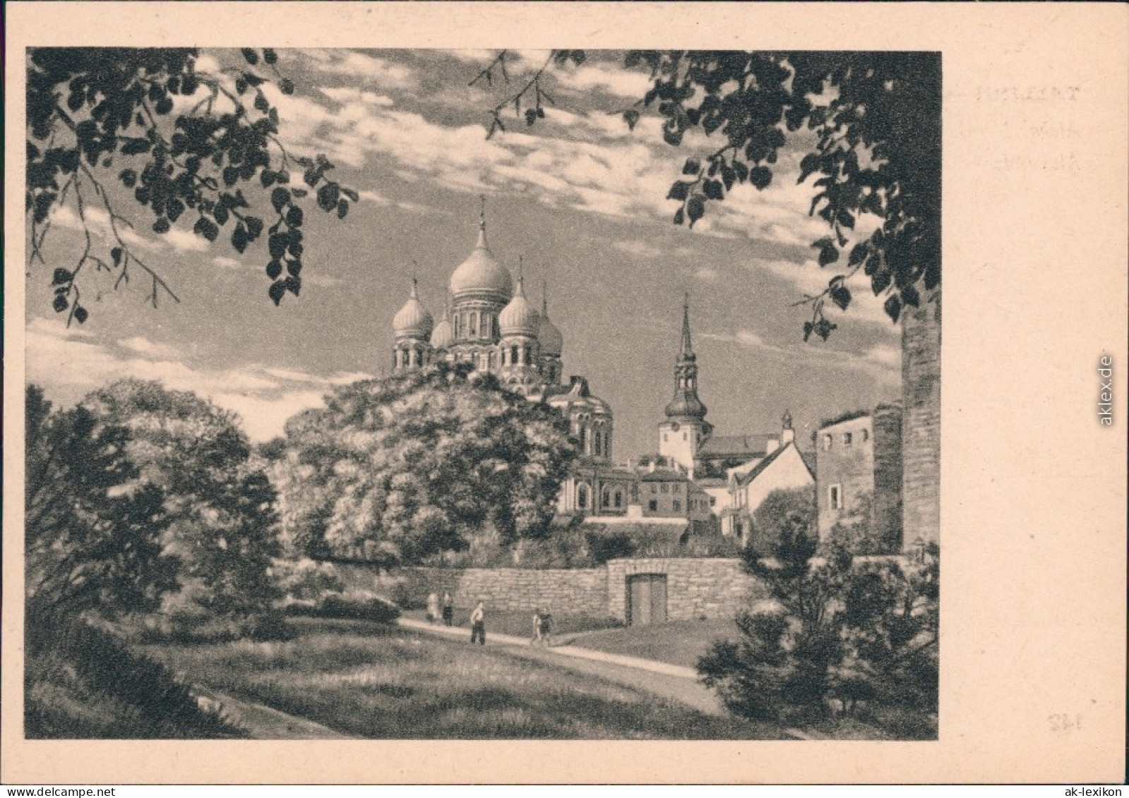 Reval Tallinn (Ревель) Alexander-Newsky-Kathedrale Domkirche 1930 - Estonie