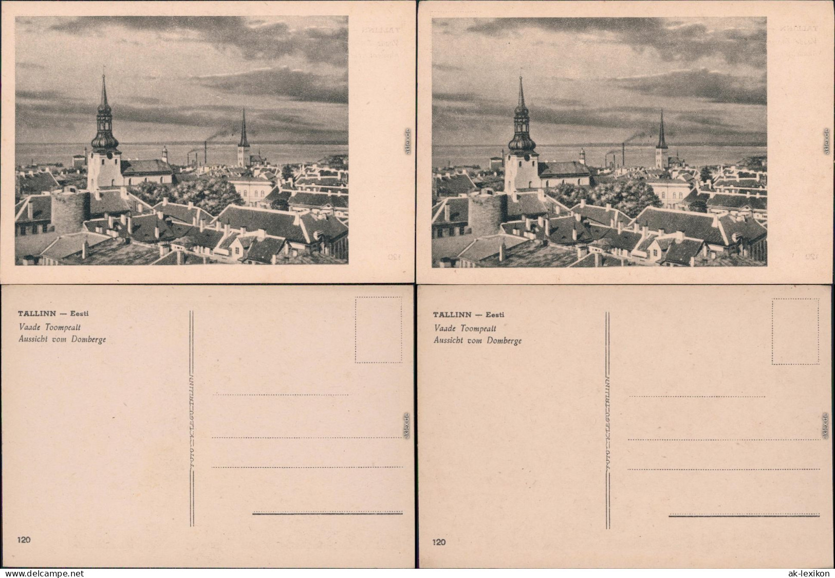 Reval Tallinn (Ревель) Blick Auf Die Stadt 1930  - Estonie