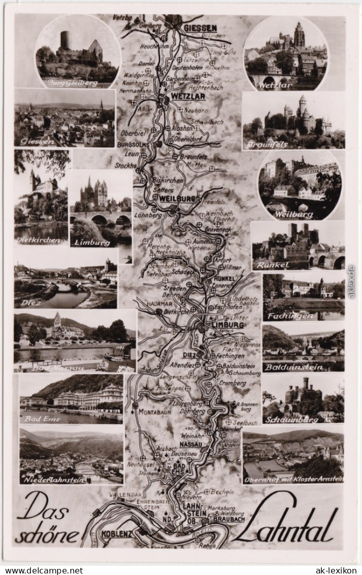 Ansichtskarte Limburg (Lahn) Städte Entlang Der Lahn - Lahntal 1978 - Wetzlar