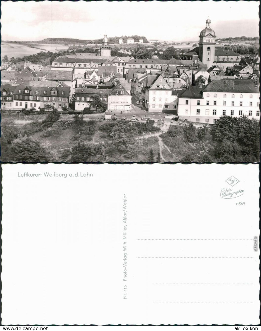 Ansichtskarte Weilburg (Lahn) Panorama-Ansicht 1963 - Weilburg