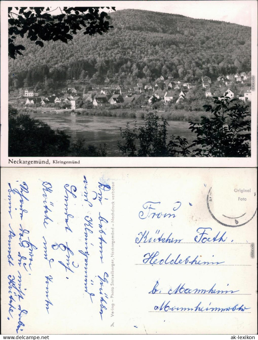 Ansichtskarte Neckargemünd Panorama-Ansicht 1964 - Neckargemuend