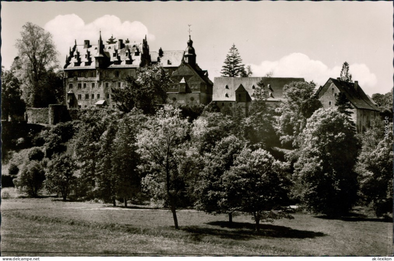 Ansichtskarte Lauterbach (Hessen) Schloss Eisenbach 1964 - Lauterbach