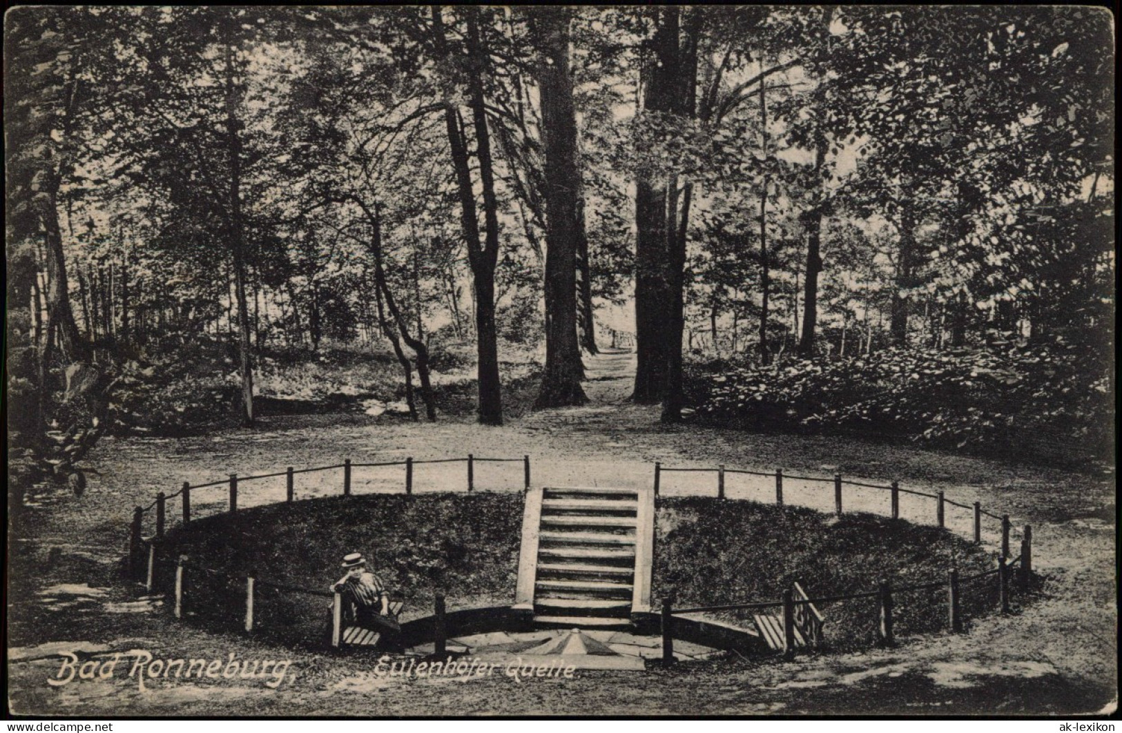 Ansichtskarte Ronneburg (Thüringen) Eulenhöfer Quelle 1908 - Ronneburg