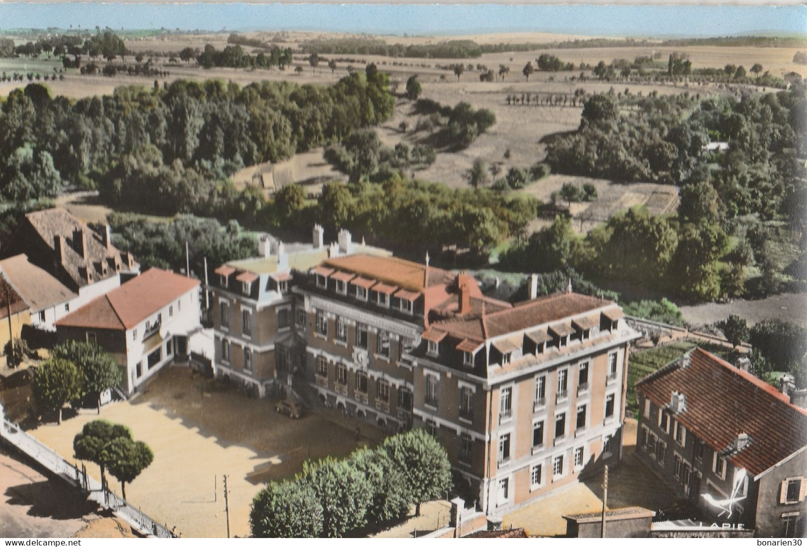 CPSM 52 FAYL-BILLOT VUE AERIENNE ECOLE D'OSIERICULTURE ET DE VANNERIE - Fayl-Billot