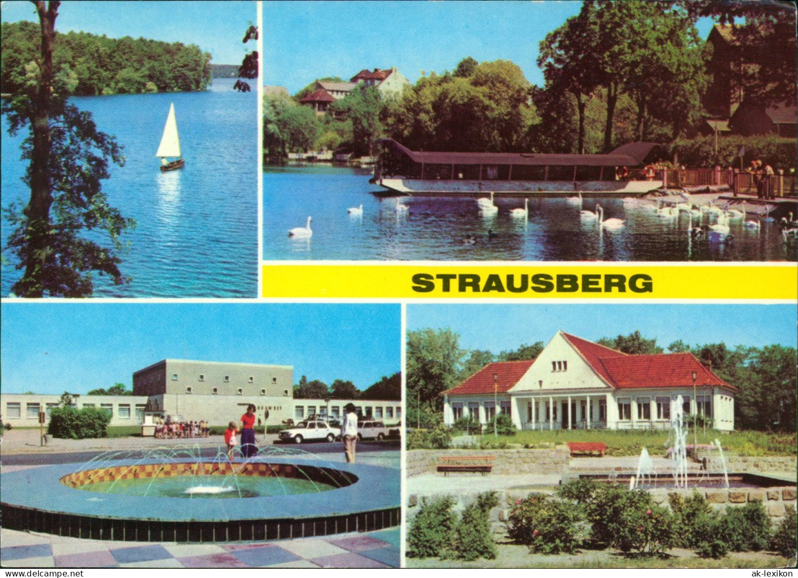 Strausberg Am Straus-See, Haus Der NVA "Klub Am See", Park Der Solidarität 1981 - Strausberg