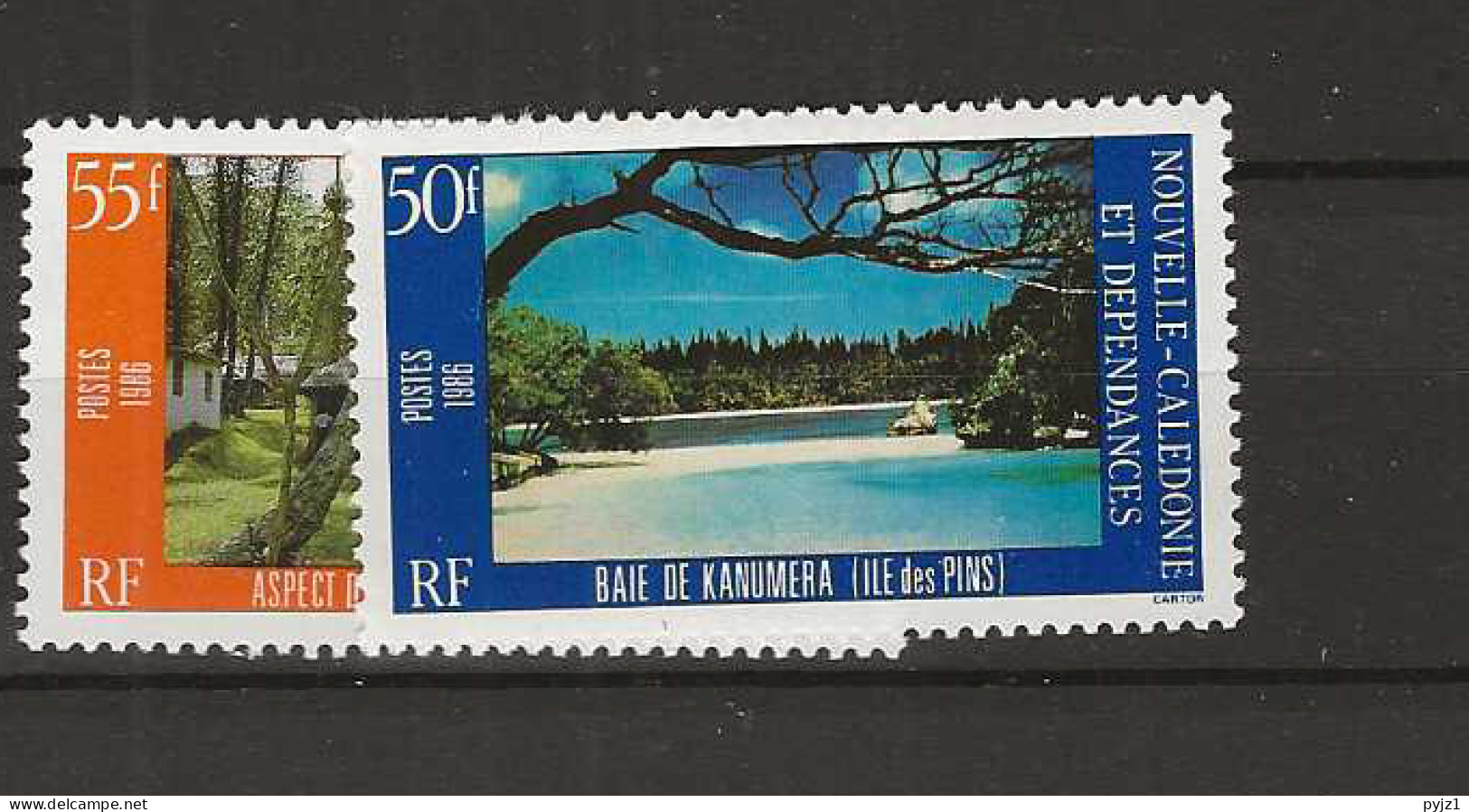 1986 MNH Nouvelle Caledonie Mi 777-78 Postfris** - Nuevos