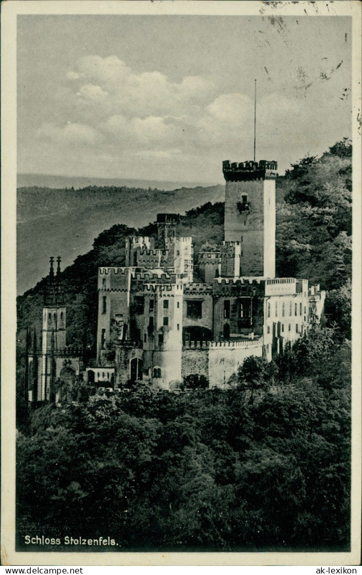 Ansichtskarte Stolzenfels-Koblenz Schloß Stolzenfels/Burg Stolzenfels 1931 - Koblenz