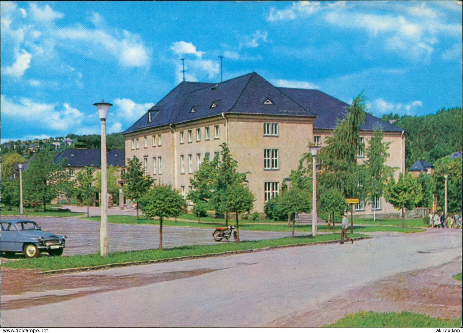 Ansichtskarte Oelsnitz (Erzgebirge) Kulturhaus Zur DDR-Zeit 1969 - Oelsnitz I. Erzgeb.