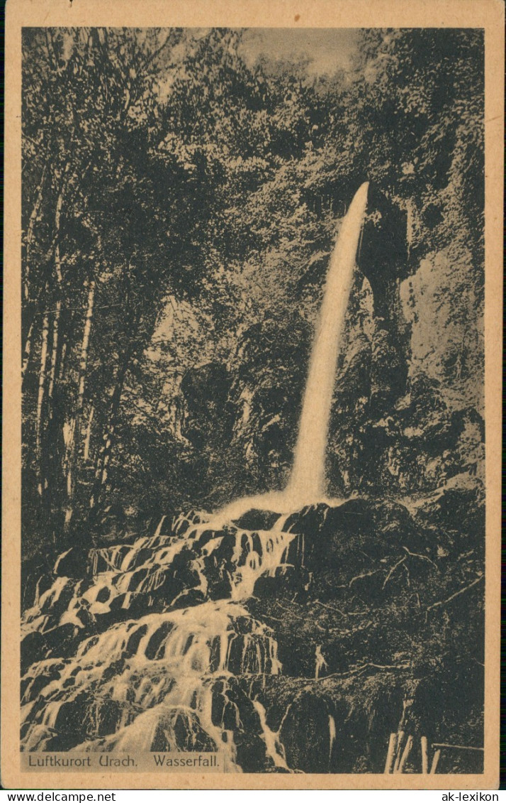 Ansichtskarte Bad Urach Uracher Wasserfall (Wasserfall River Falls) 1920 - Bad Urach