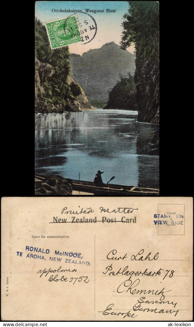 Postcard Waikato (Region) Otrohakakaireau Neuseeland New Zealand 1911 - New Zealand