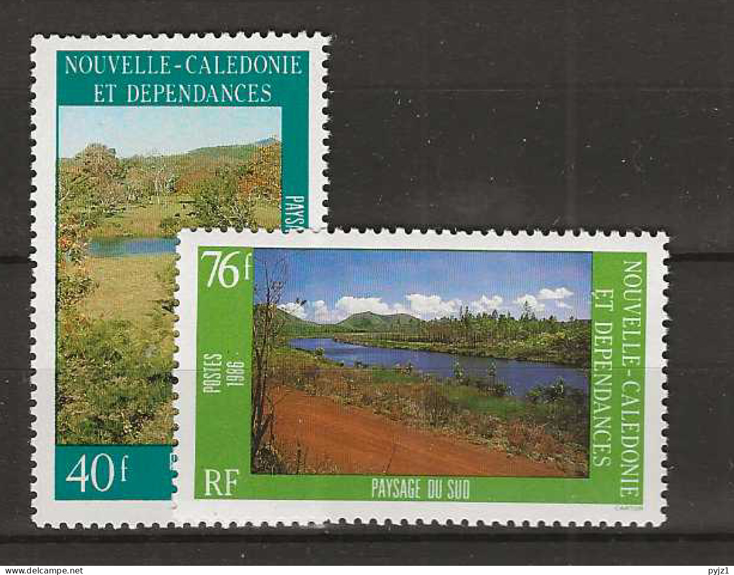 1986 MNH Nouvelle Caledonie Mi 791-92 Postfris** - Nuevos