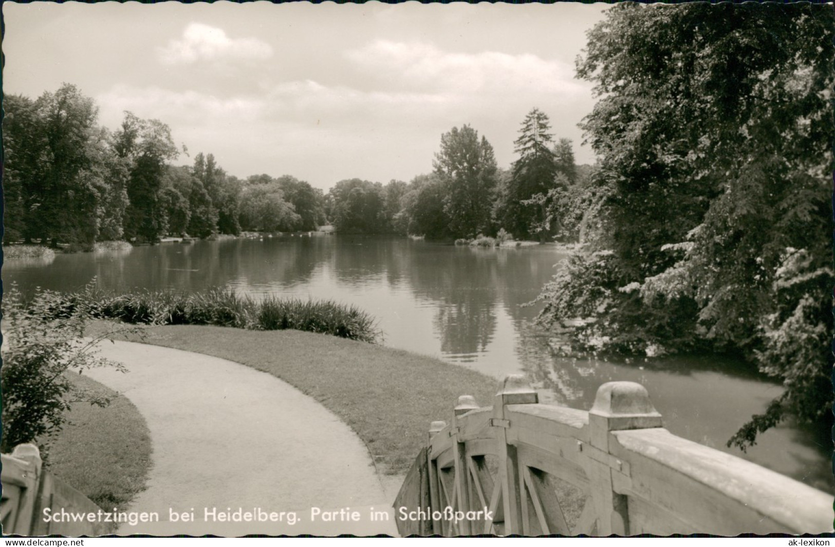 Ansichtskarte Schwetzingen Partie Im Schloßpark Schlossgarten 1962/1960 - Schwetzingen