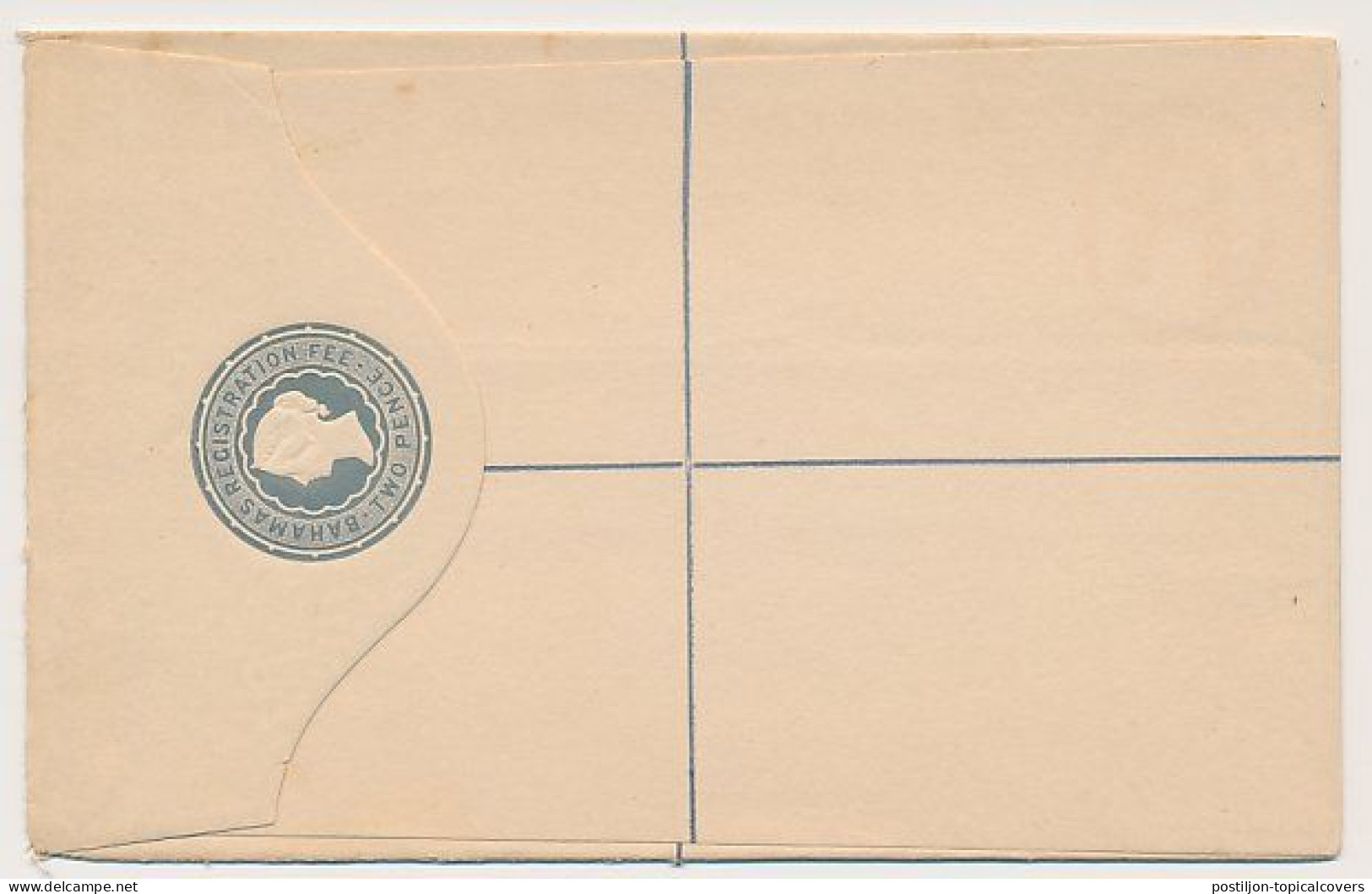 Registered Letter Bahamas  - Postal Stationery - 1859-1963 Crown Colony