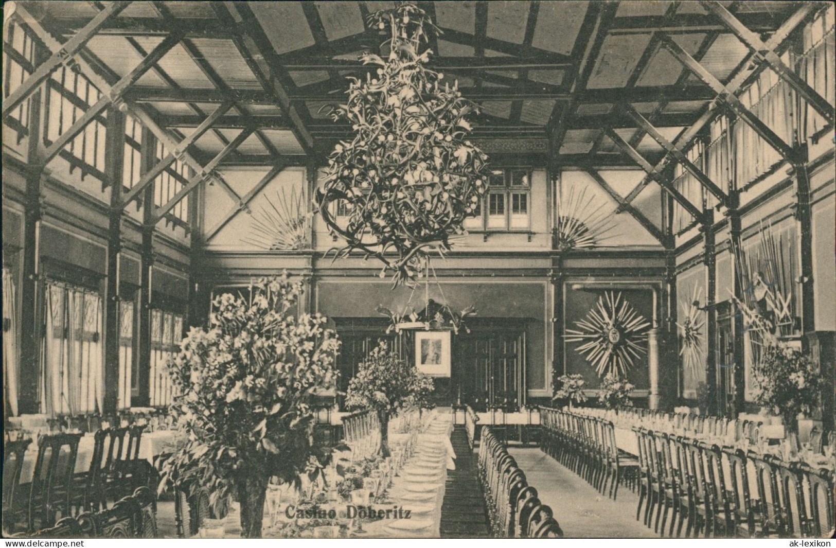 Ansichtskarte Dallgow Döberitz Casino Saal 1911  Gel. An Prinz Pierre Wolkonsky - Dallgow-Doeberitz