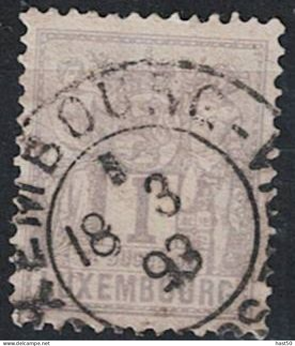 Luxemburg - Allegorische Zeichnung (MiNr: 45 D) 1882 - Gest Used Obl - 1882 Allegory