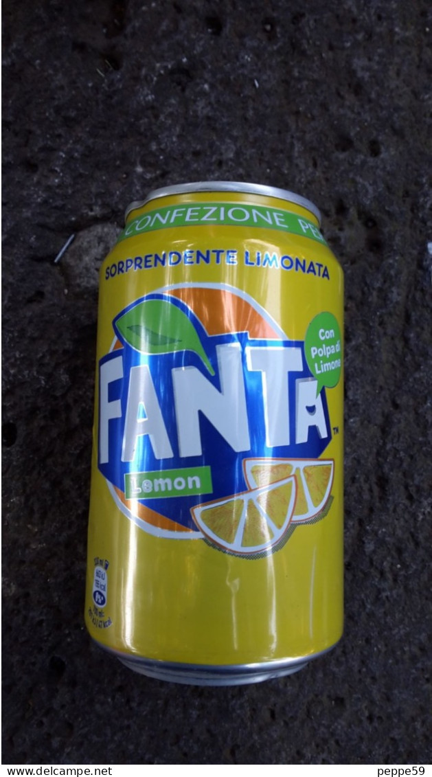 Lattina Italia - Fanta Lemon  -  Per Distributore Automatico - Vuota - Cans