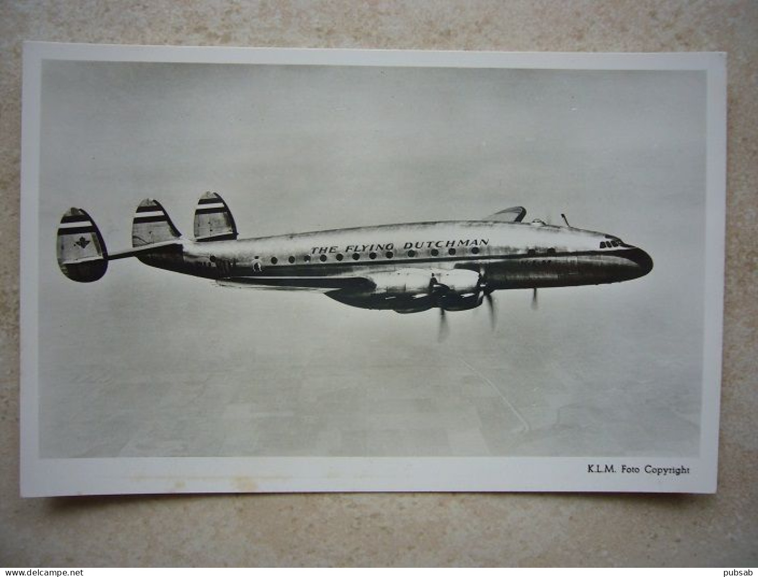 Avion / Airplane / KLM / Lockheed Constellation / Airline Issue / Golden Circle Service - 1946-....: Era Moderna