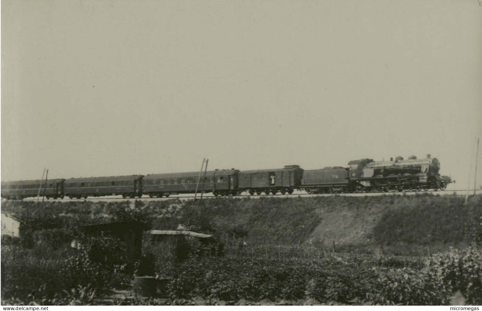 Reproduction - Train Bleu - Courbe Villeneuve Saint-Georges - Treni