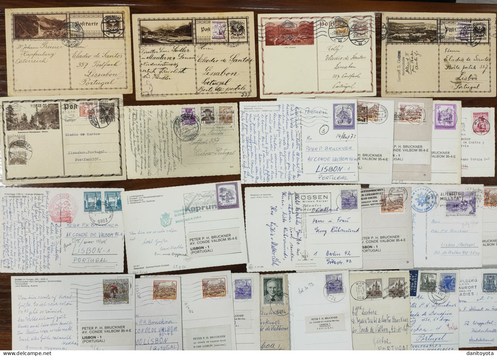 AUSTRIA. LOTE DE 26 POSTALES. - Lettres & Documents