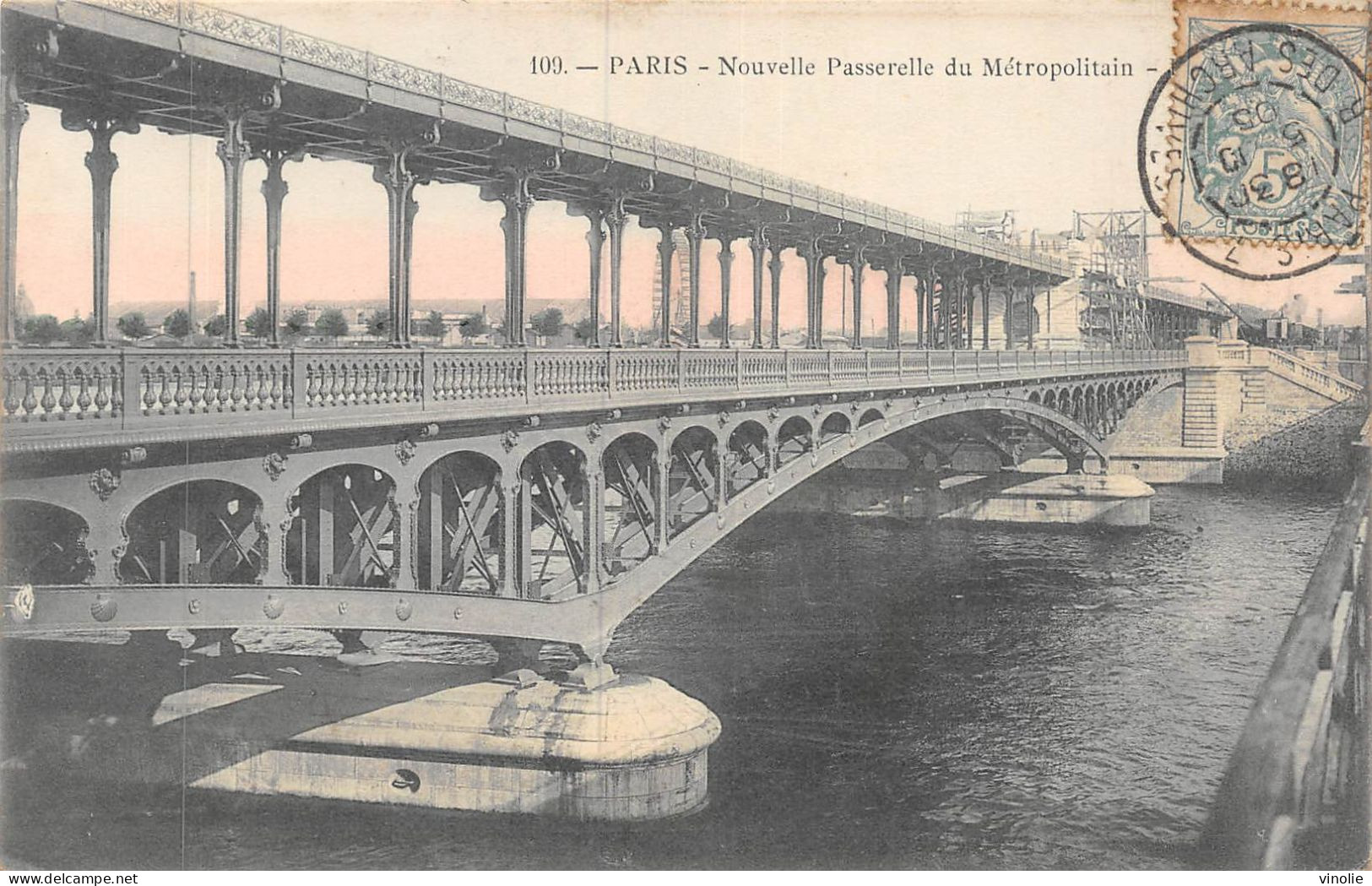 24-3331 :  PARIS. LE METROPOLITAIN VIADUC - Métro